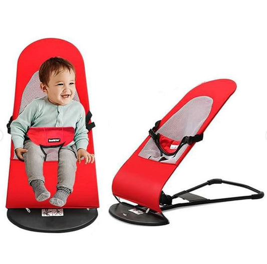 Foldable Baby Bouncer & Jumping Rocker Chair (1–10kg) – Portable Soft Infant Seat with Interactive Toy Bar & Safety Harness | Ideal for Babies 1-4 Years