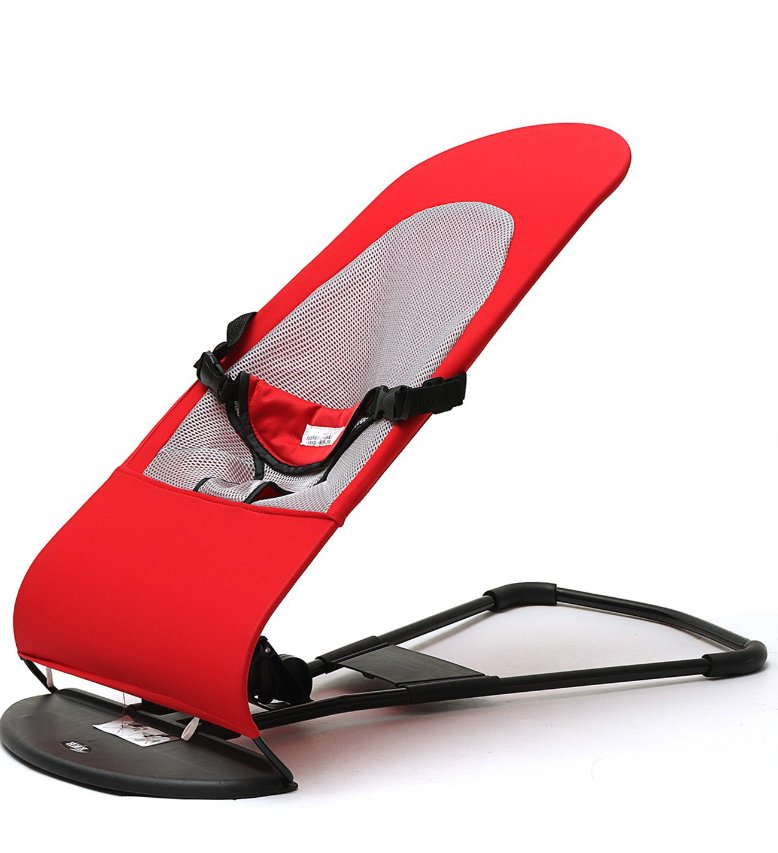 Foldable Baby Bouncer & Jumping Rocker Chair (1–10kg) – Portable Soft Infant Seat with Interactive Toy Bar & Safety Harness | Ideal for Babies 1-4 Years