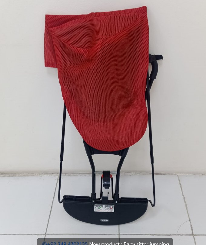 Foldable Baby Bouncer & Jumping Rocker Chair (1–10kg) – Portable Soft Infant Seat with Interactive Toy Bar & Safety Harness | Ideal for Babies 1-4 Years