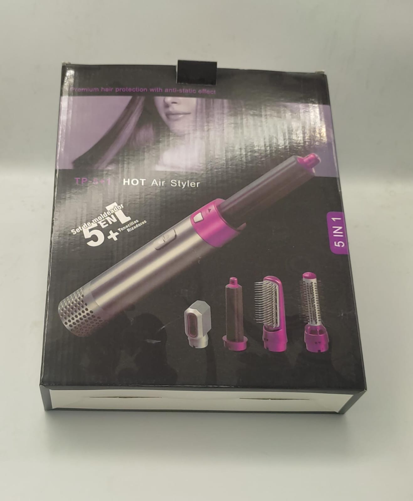 Elite 5-in-1 Hot Air Brush & Ceramic Styler Set – Professional Negative Ion Hair Dryer, Curler & Volumizer – Multi-Styler for All Hair Types (2026 Salon Edition UAE)