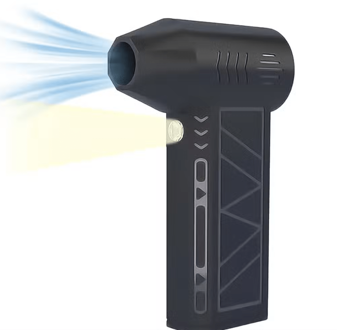 Mini Jet Fan Blower – Ultra-Powerful Handheld Electric Air Duster & BBQ Fire Starter with LED Light (Portable & Rechargeable)