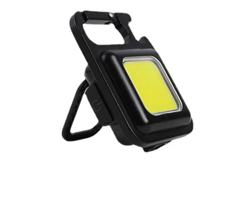 Ultra Bright Mini COB Keychain Flashlight | IPX5 Waterproof Rechargeable Emergency Light for Camping, Hiking & Repairs