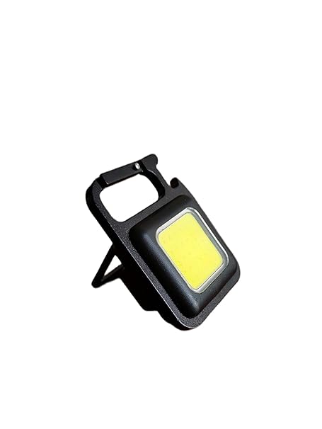 Ultra Bright Mini COB Keychain Flashlight | IPX5 Waterproof Rechargeable Emergency Light for Camping, Hiking & Repairs