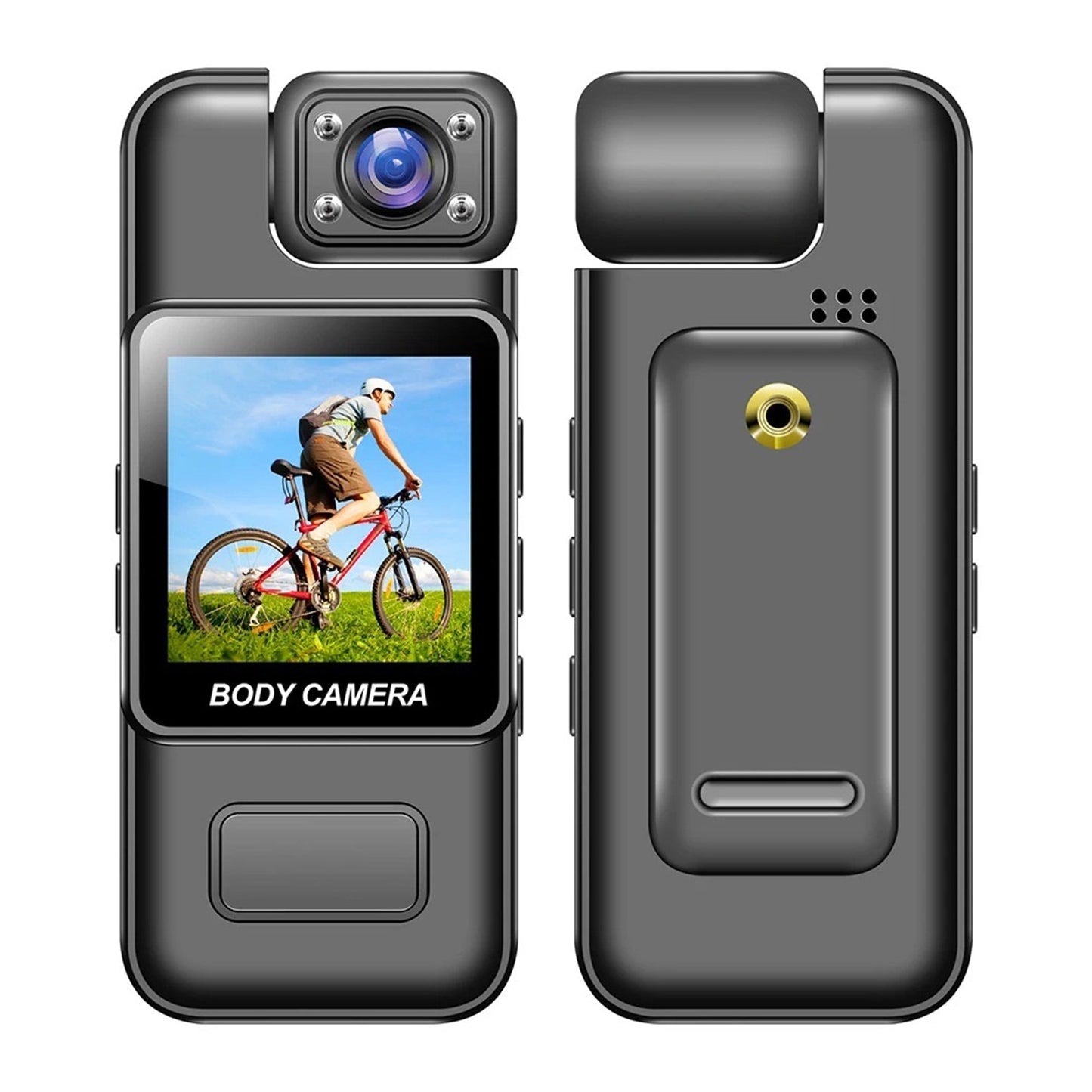 2026 Pro FHD Portable Body Camera with Night Vision | Wearable 1080P Security Cam with Clip & Noise Reduction | Compact Action & Safety Recorder for UAE