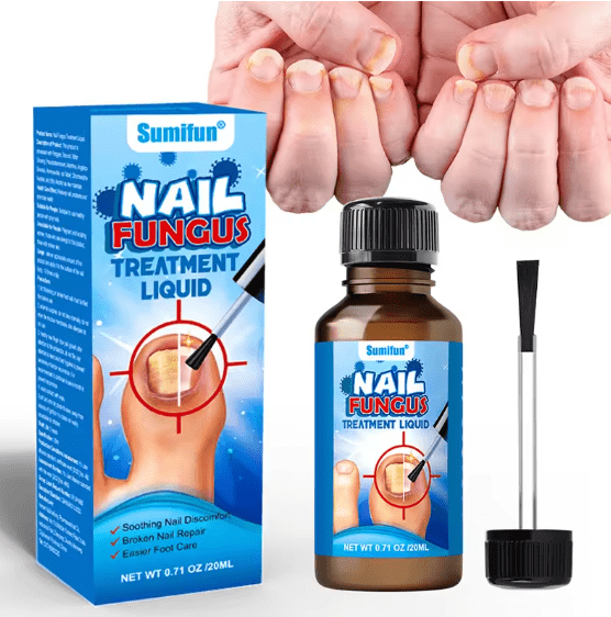 Sumifun Professional Nail Fungus Treatment & Repair Liquid | Extra Strength Antifungal Solution for Toenails & Fingernails | Restore Shine & Health (20ml) – UAE Stock