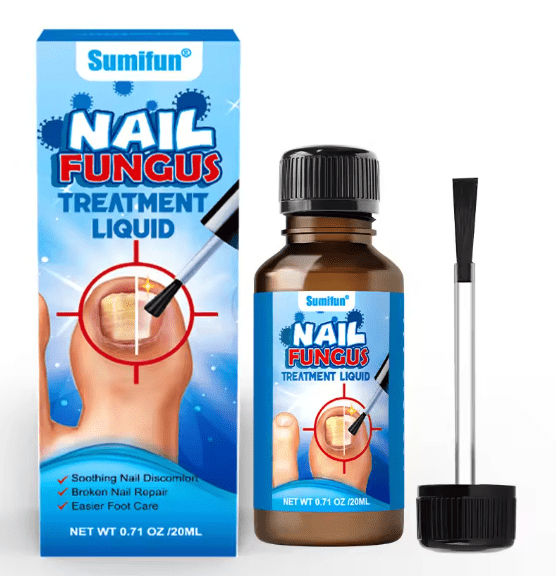 Sumifun Professional Nail Fungus Treatment & Repair Liquid | Extra Strength Antifungal Solution for Toenails & Fingernails | Restore Shine & Health (20ml) – UAE Stock