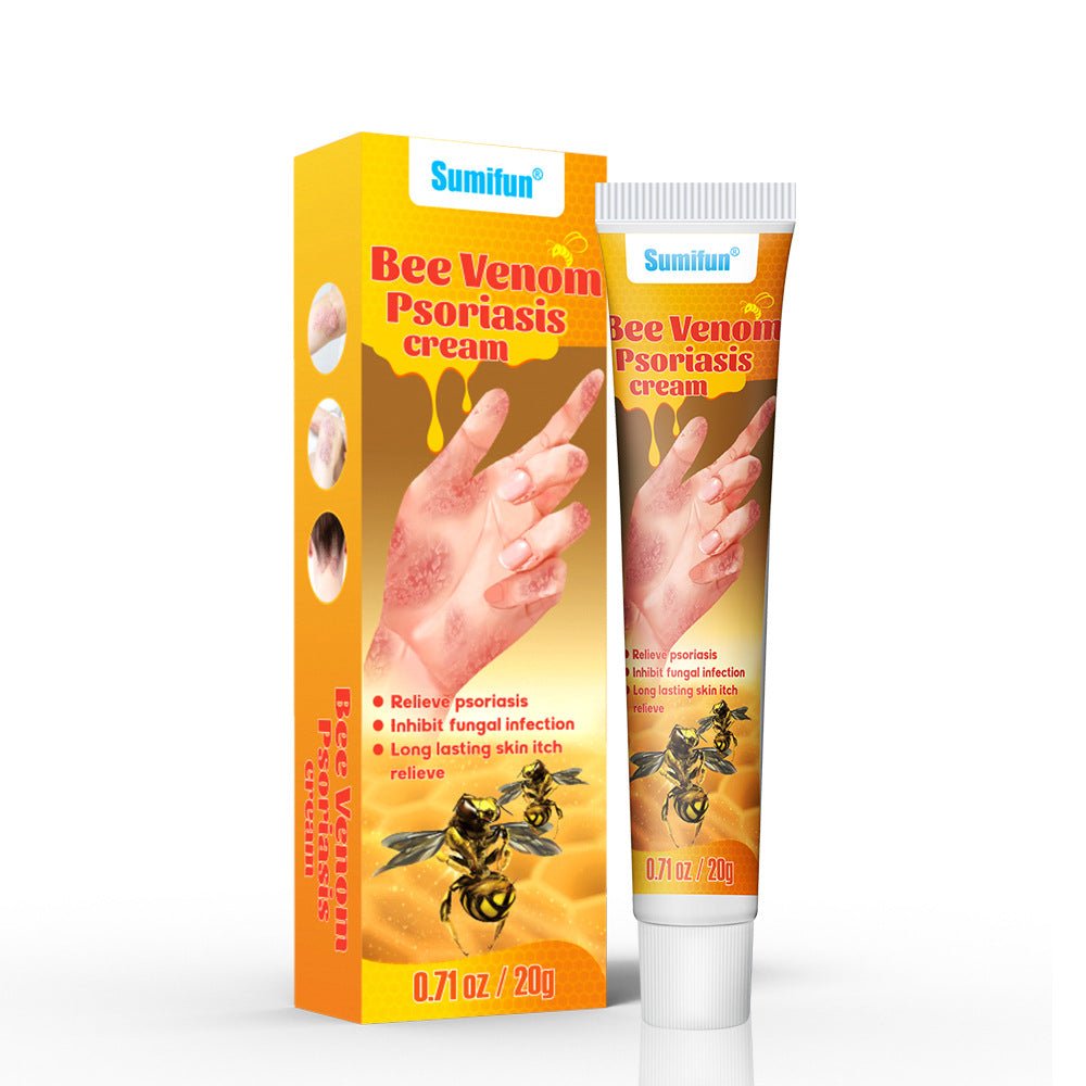 Summifun™ Bee Venom Psoriasis Cream (20g) – Fast Relief for Eczema, Itching & Dry Skin | Natural Herbal Skin Repair